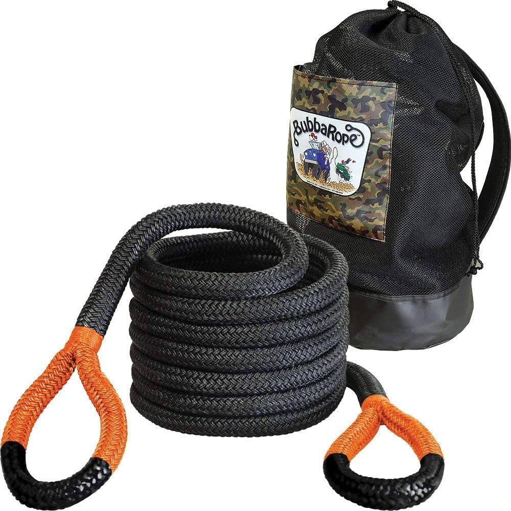 Bubba Rope 176720ORG 1-1/4" x 30' Big Bubba Breaking Strength Rope with Standard Orange Eye - 52300 lbs. Capacity