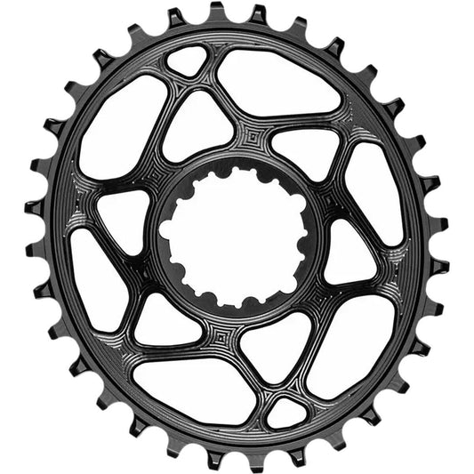 absoluteBLACK Oval Boost148 Direct Mount Narrow Wide Chainring Compatible with SRAM 3mm Offset, Black, 36T