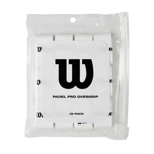 WILSON Pro Padel Overgrip - 12 Pack, White