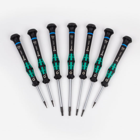 Wera - Micro Screwdriver Set 7Pc (Hex) Metric (5345273001)