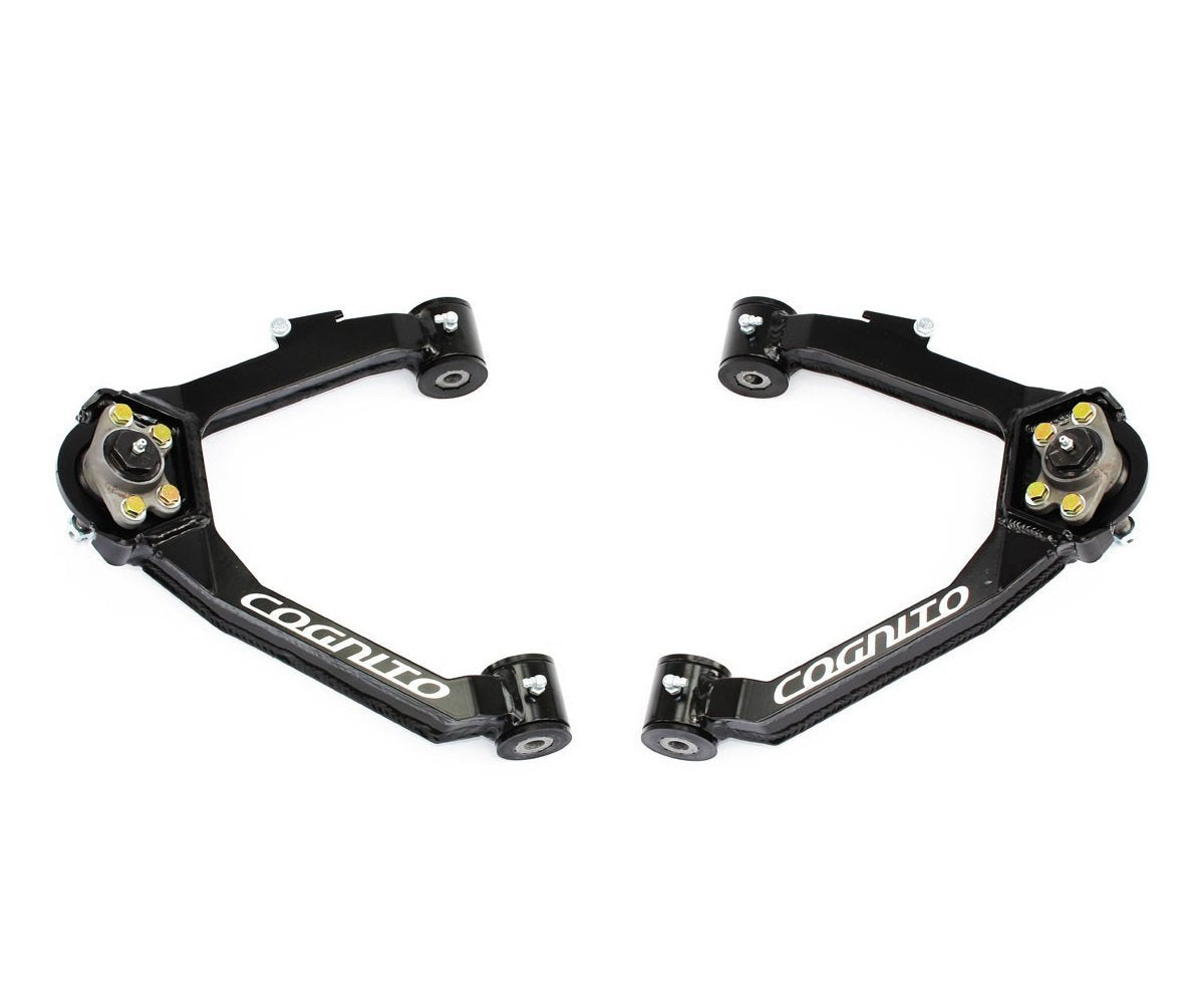 Cognito Motorsports Ball Joint SM Series Upper Control Arm Kit Compatible with 2014-2018 Silverado/Sierra 1500 2WD/4WD OEM Stamped Steel/Aluminum, 110-90293