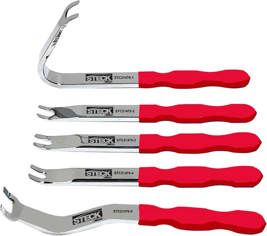 5-Piece Clip Lift Set: 5mm, 7mm & 13mm - Professional by Steck Manufacturing