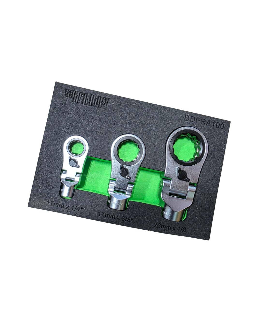 Vim Tools Durston 3 pc Dual Drive Flex Ratcheting Attachment Set