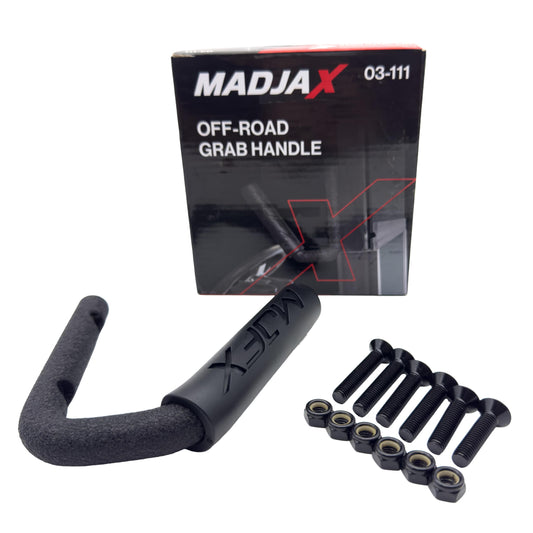 MADJAX MJFX Off-Road Grab Handle for Golf Cart | Heavy-Duty Armor-Coated Texture Finish | Universal Fit