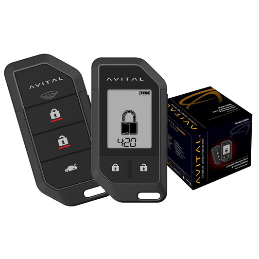 Avital 5308L Automotive 2-Way Remote Start Security System with 2 Remotes