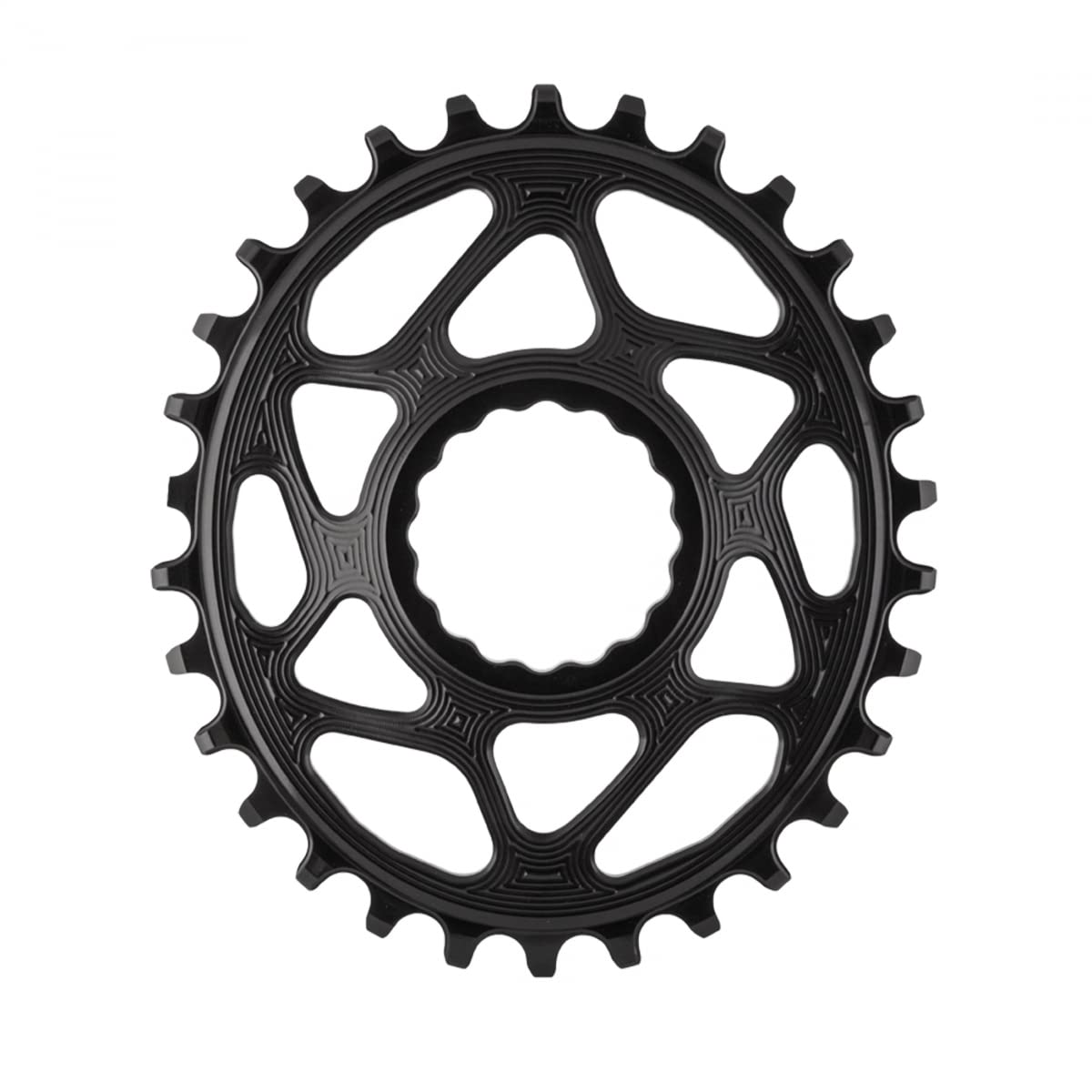 absoluteBLACK Oval Boost Direct Mount Cinch Premium Chainring Compatible with RaceFace, Black, 30T