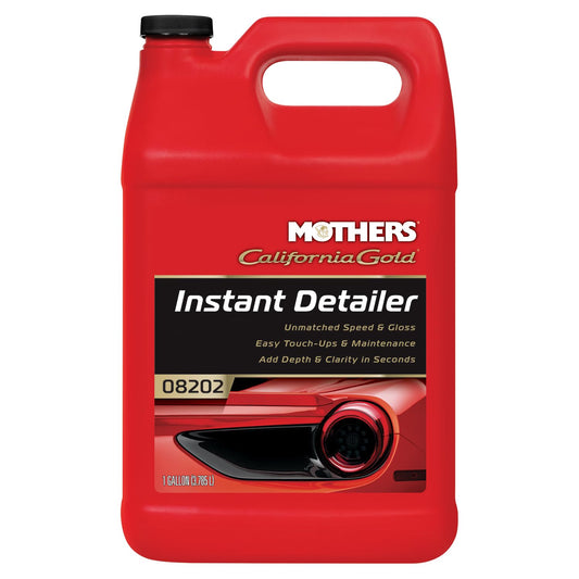 Mothers California Gold Instant Detailer, 1 gal. – Removes Smudges, Dust & Fingerprints, Boosts Gloss & Slickness, Lubrication for Clay Bars, Quick Touch-ups & Maintenance Between Washes (08202)
