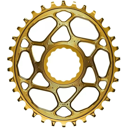 absoluteBLACK Oval Boost Direct Mount Cinch Premium Chainring Compatible with RaceFace, Gold, 32T