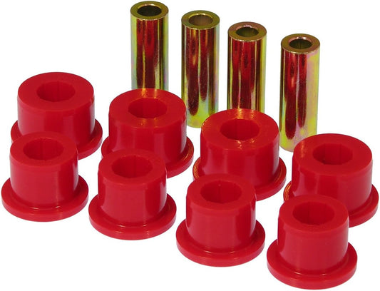 Leaf Spring Bushing Kit, Front, Polyurethane/Steel, Red/Zinc Oxide, GM Fullsize Truck/Van 1999-2009