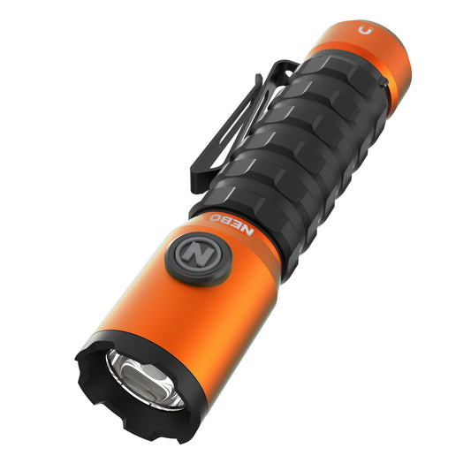 NEBO Torchy 2K Rechargeable Pocket Flashlight | 2000 Lumen Rechargeable & Portable Pocket Light with Clip, 5 LED Light Modes, Magnetic Base for Hands Free Use, Water & Impact Resistant
