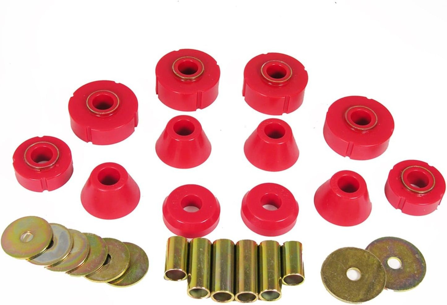 Prothane (7-101) 67-72 Chevy C10 Body Mount Kit - Red