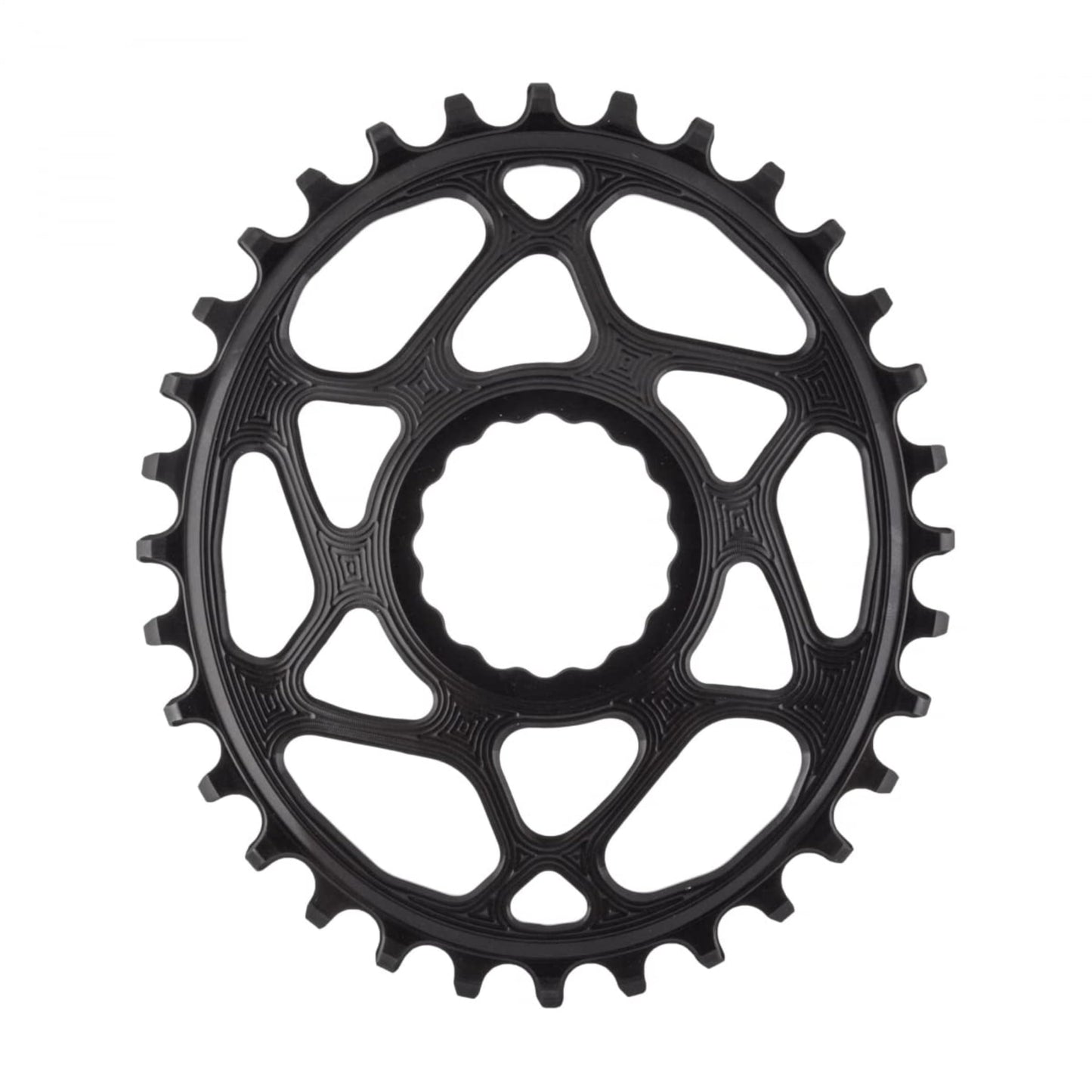 absoluteBLACK Oval Boost Direct Mount Cinch Premium Chainring Compatible with RaceFace, Black, 34T