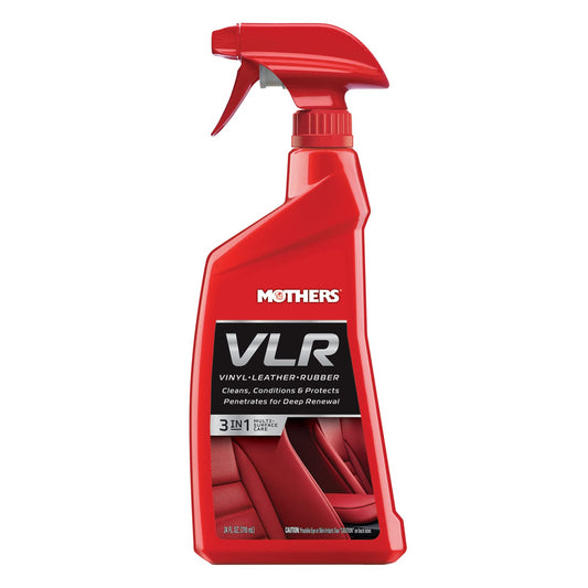 Mothers VLR Vinyl-Leather-Rubber Care, 24 oz. — Cleans, Conditions & Protects In One Step – pH Balanced Formula with Neatsfoot Oil & Lanolin To Protect Against Drying, Fading & Cracking (06524)