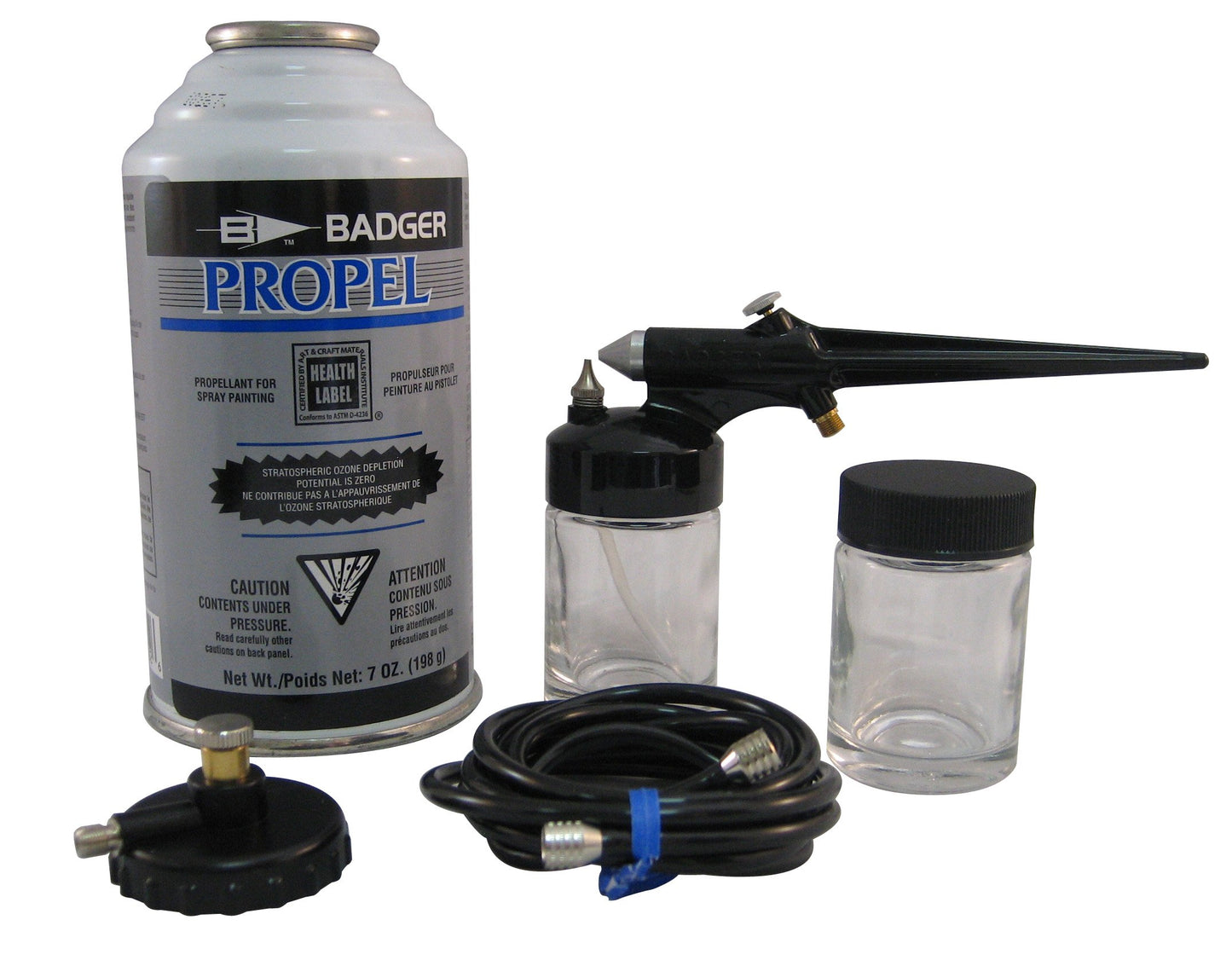 Badger Air-Brush Co. 250-3 Basic Spray Gun Set with Propel