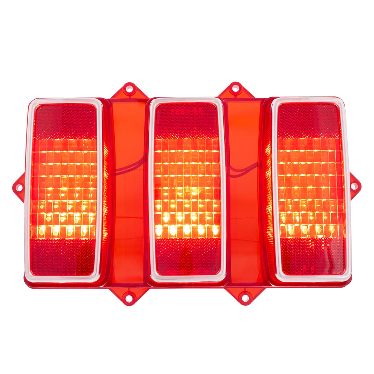 United Pacific 110107 Super Bright 108 LED Sequential Tail Light for 1969 Mustang, Injection Molded Lens, Sealed Electronics, Easy Connection w/1157 Plug – ONE Tail Light