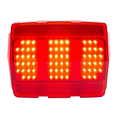 United Pacific 110105 Bright 68 LED Sequential Tail Light for 1964.5-66 Ford Mustang, Epoxy Coated & Fully Sealed Electronics, Energy Efficient Circuit Board, Easy Installation w/1157 Plug – ONE Unit