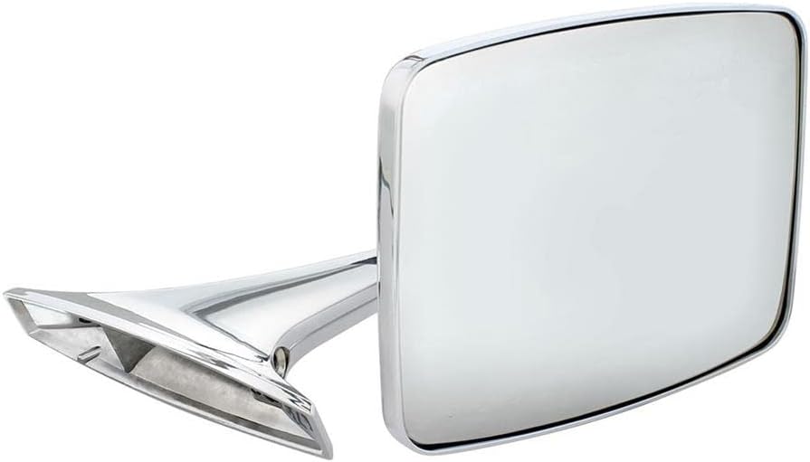 United Pacific Convex Exterior Mirror For 1973-87 Chevy & GMC Truck - R/H,chrome,C738710-CVX