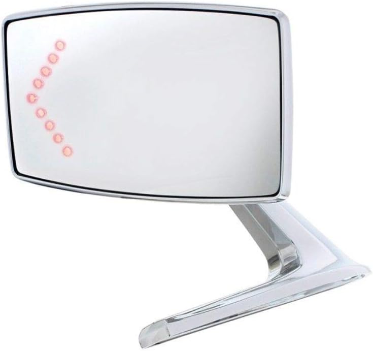 United Pacific F676802 - Door Mirror - Exterior Mirror With Led Turn Signal For 1967-68 Ford Mustang