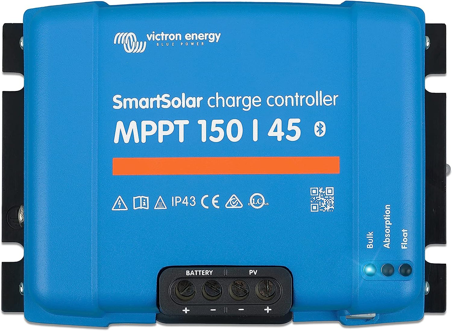 Victron Energy SmartSolar MPPT Tr 150V 45 amp 12/24/36/48-Volt Solar Charge Controller (Bluetooth)