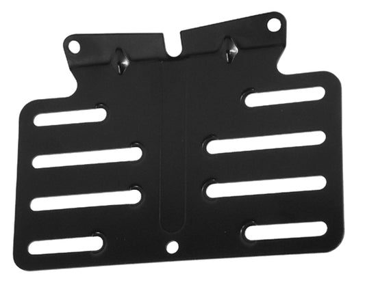 High quality steel license backing plate in finishes as listed