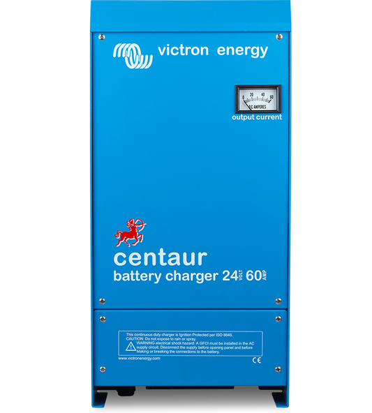 The Centaur range of battery chargers features auto-ranging input covering