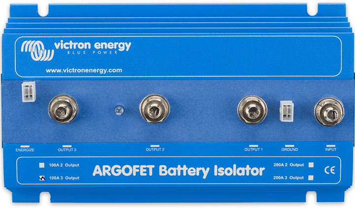 Similarly to Argodiode battery isolators, Argofet isolators allow simultaneous charging