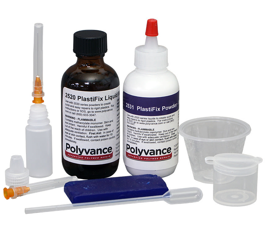 POLYVANCE PLASTIFIX KIT (WHITE) Prep Motion shop