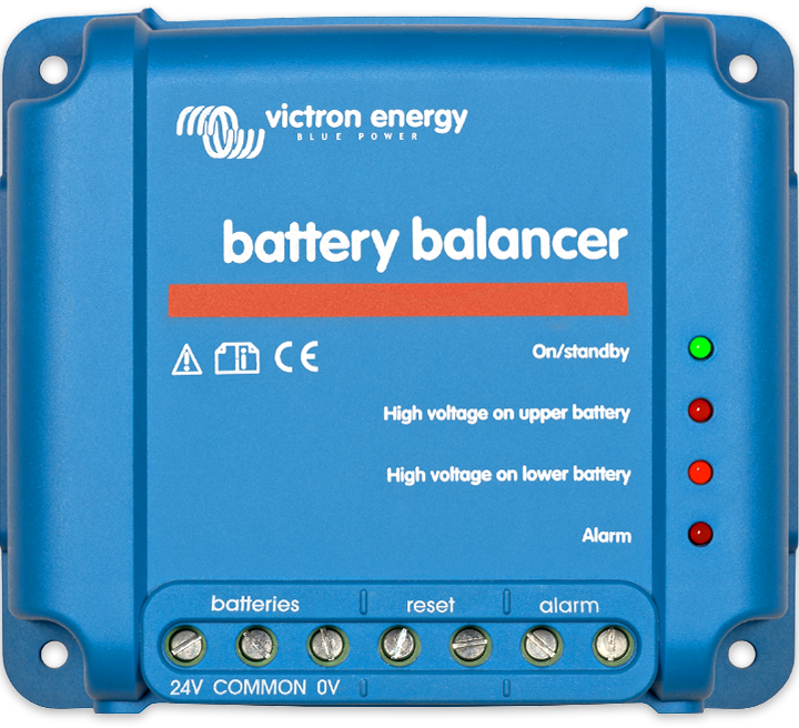 The Battery Balancer equalizes the state of charge of two series connected 12V batteries