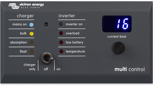 The Digital Multi Control is used to remotely view and adjust AC input currents