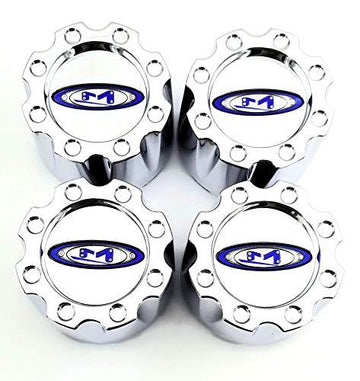 4 Pack MOTO METAL 950 951 CHROME CENTER CAP 5 OR 6 LUG 353K83 S409-16