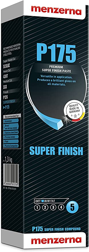 menzerna P175 Premium Super Finishing Paste (for All Surfaces) 1.3 kg