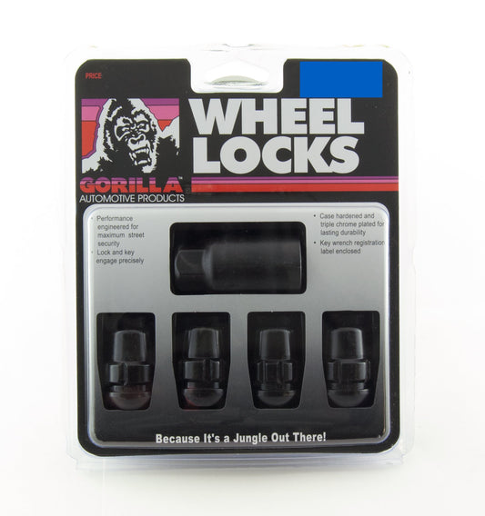 About Gorilla Automotive Products 38431XLBC Black Wheel Lock, Set of 4