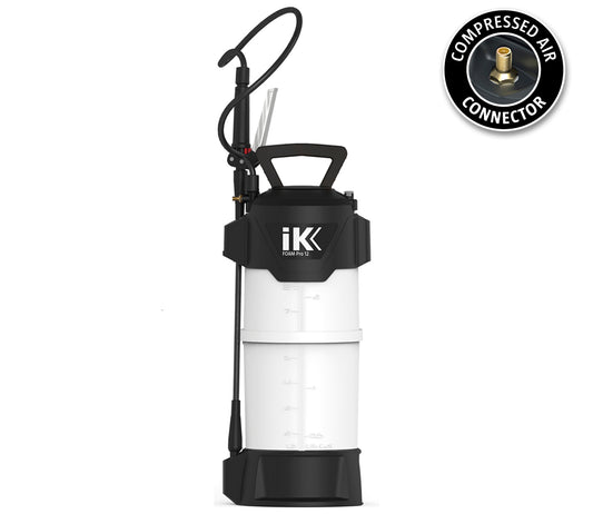 The IK FOAM Pro 12 professional sprayer has been manufactured for the generation of dry and durable foam