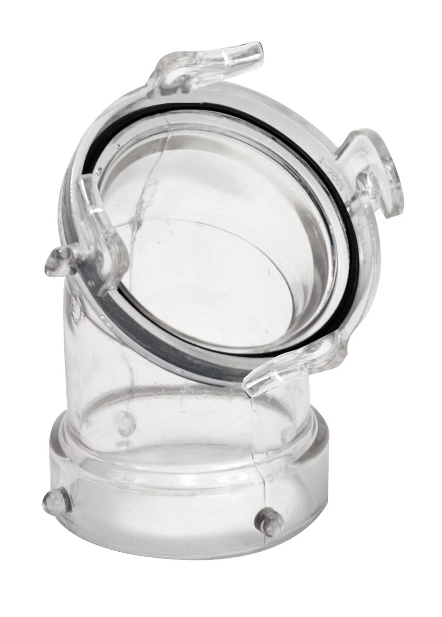 Clearview Adapter, 45°, with 3" Bay Lugs