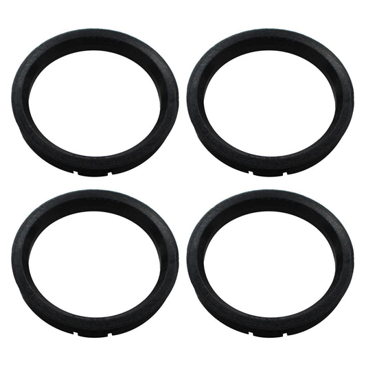 Hub Centric Rings, Plastic, 72mm Wheel Center Diameter, 60.06mm Vehicle Hub Diameter, Set of 4