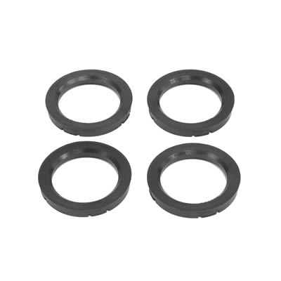 Hub Centric Rings, Plastic, 73mm Wheel Center Diameter, 64.15mm Vehicle Hub Diameter, Set of 4