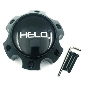 HELO 6X139.7 (6X5.5") GLOSS BLACK CENTER CAP