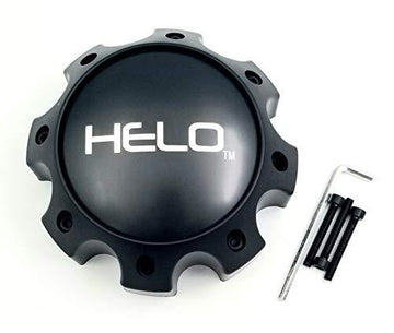 Helo Wheels 1079L170HE1SB S057L170 (MB) CAP-S057L170 Satin Black Center Cap