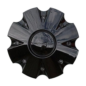 KMC KM651 Slide Gloss Black Rim Wheel Center Hub Cap